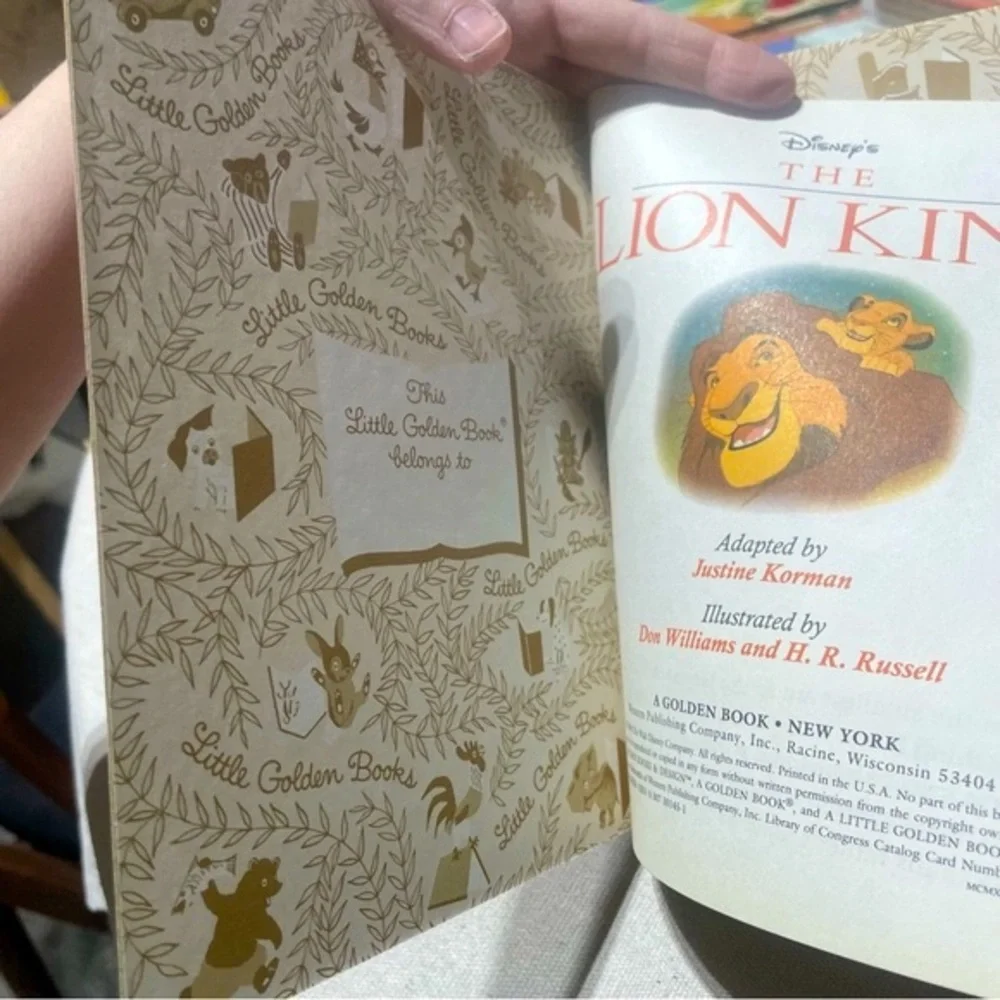Brand New Vintage The Little Golden Book Disney The Lion King - Picture 4 of 11